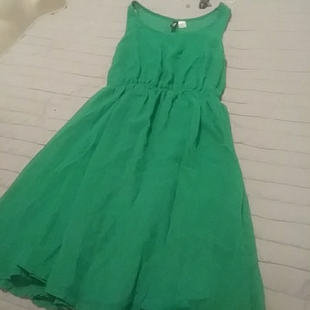Green dress